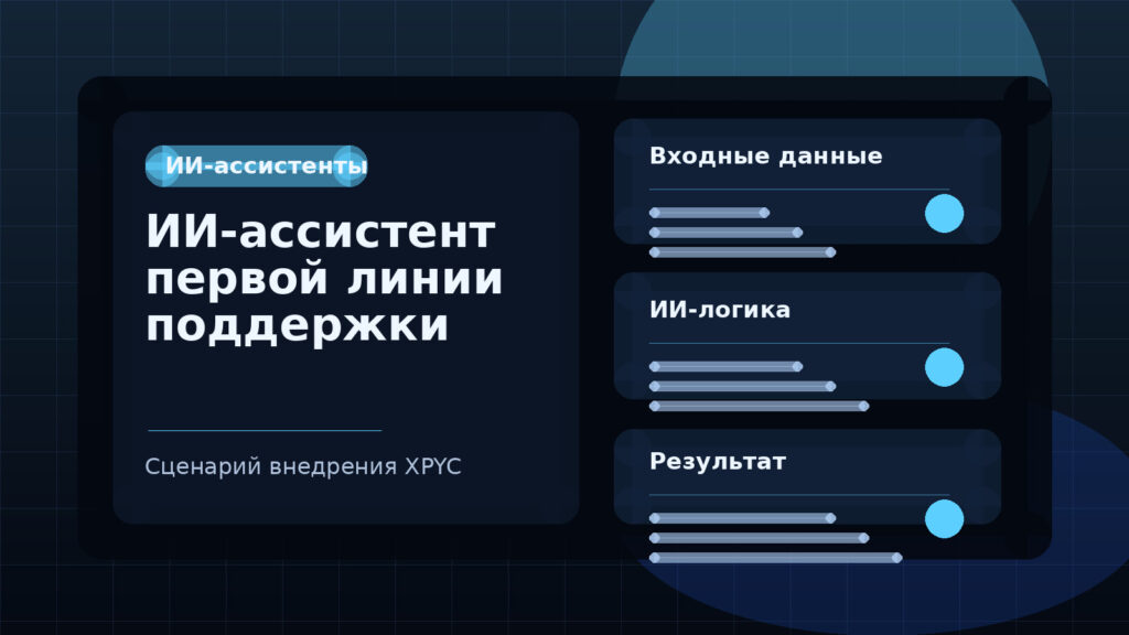 ИИ-ассистент первой линии поддержки