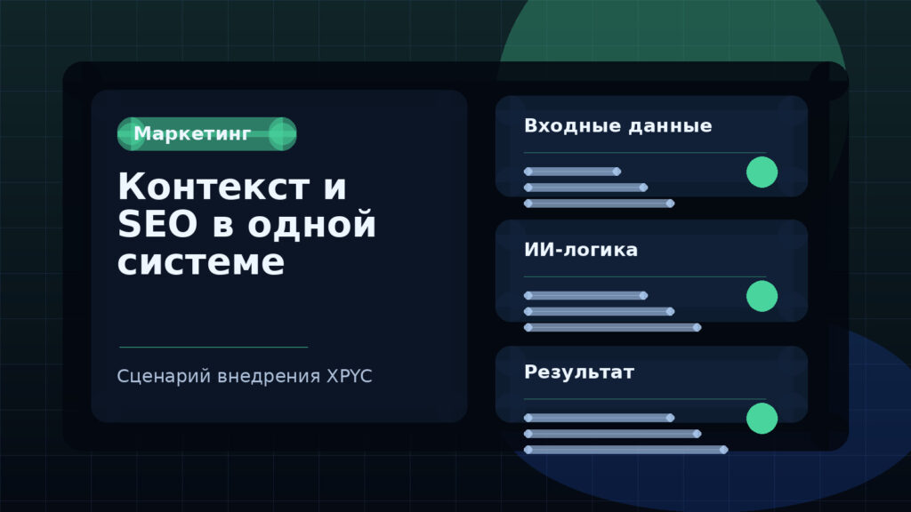 Контекст и SEO в одной системе