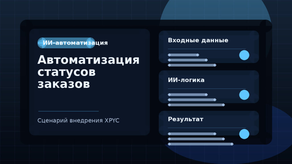 Автоматизация статусов заказов
